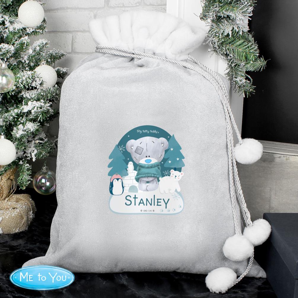 Personalised Winter Explorer Me to You Luxury Christmas Sack Extra Image 1